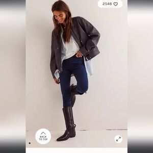 Free People Brown Heeled Boots